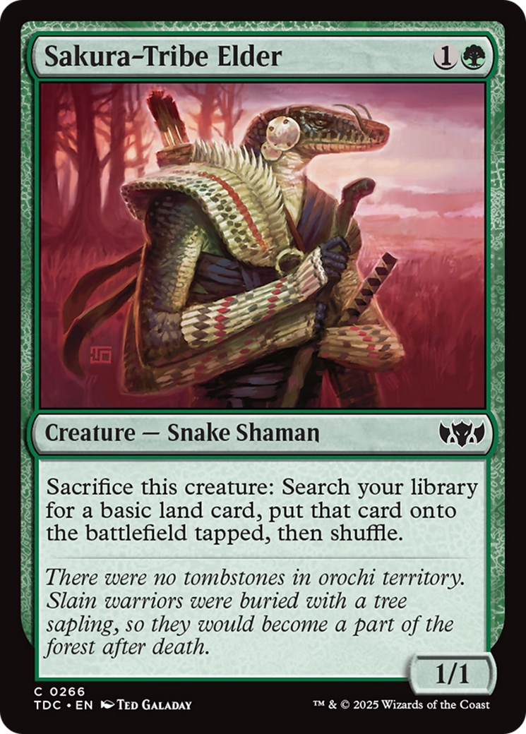 Sakura-Tribe Elder [Tarkir: Dragonstorm Commander] | Fandemonia Ltd
