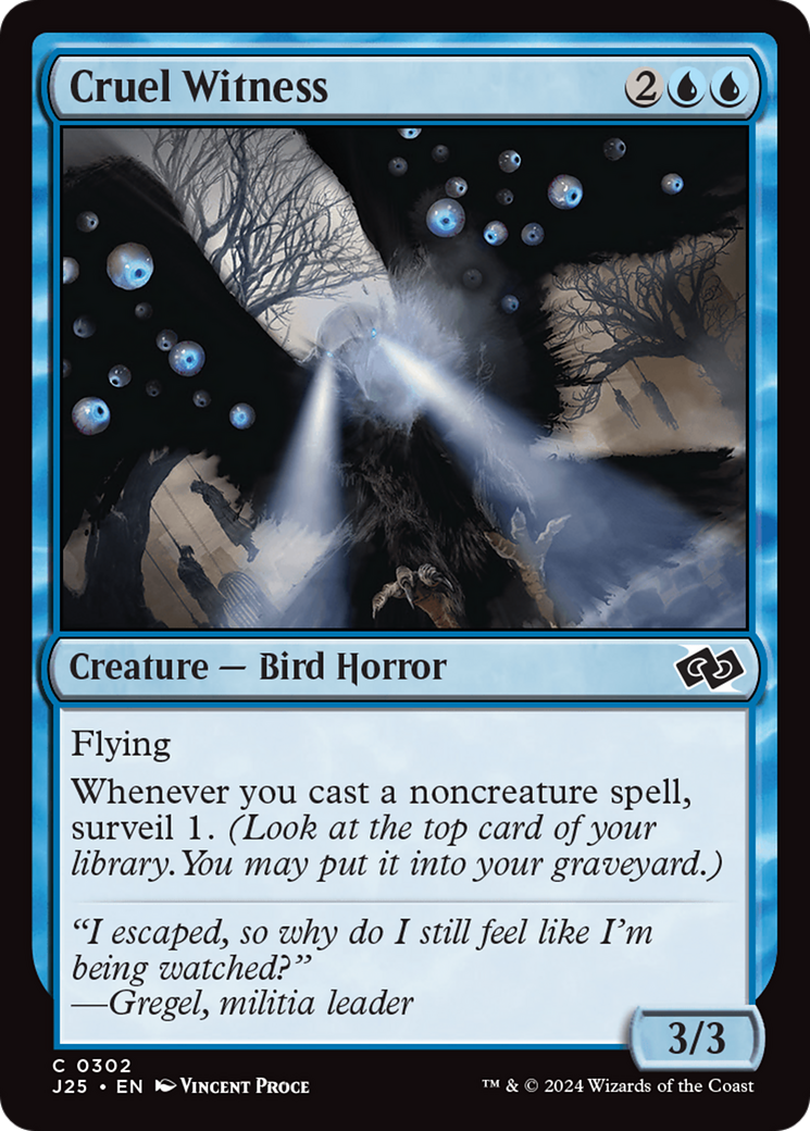Cruel Witness [Foundations Jumpstart] | Fandemonia Ltd