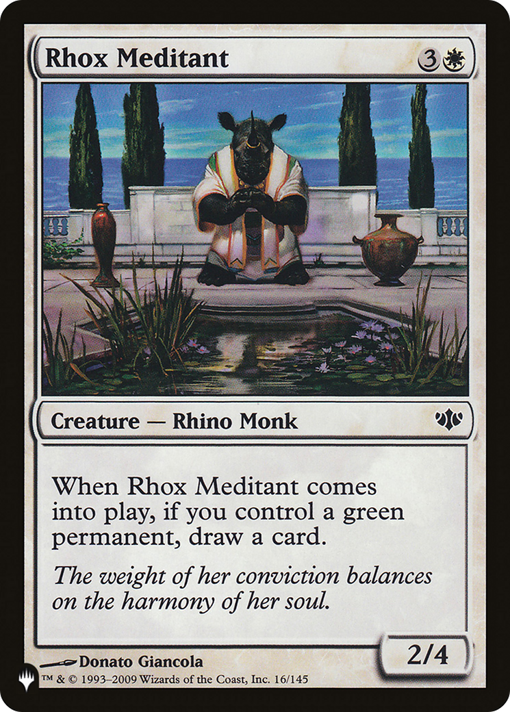 Rhox Meditant [The List] | Fandemonia Ltd