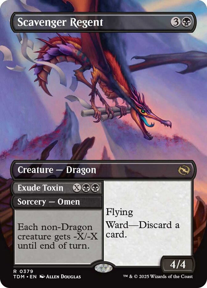 Scavenger Regent (Borderless) [Tarkir: Dragonstorm] | Fandemonia Ltd