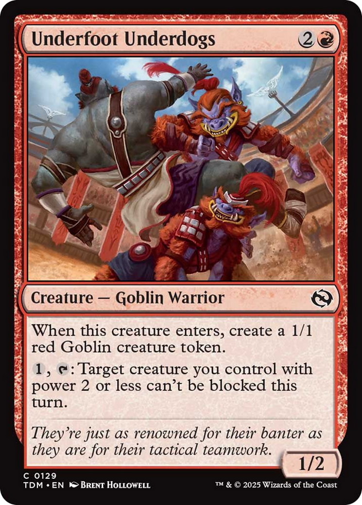 Underfoot Underdogs [Tarkir: Dragonstorm] | Fandemonia Ltd