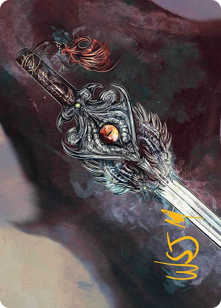 Dragonfire Blade Art Card (40/54) [Tarkir: Dragonstorm Art Series] | Fandemonia Ltd