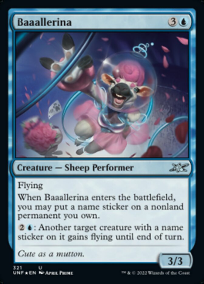 Baaallerina (Galaxy Foil) [Unfinity] | Fandemonia Ltd