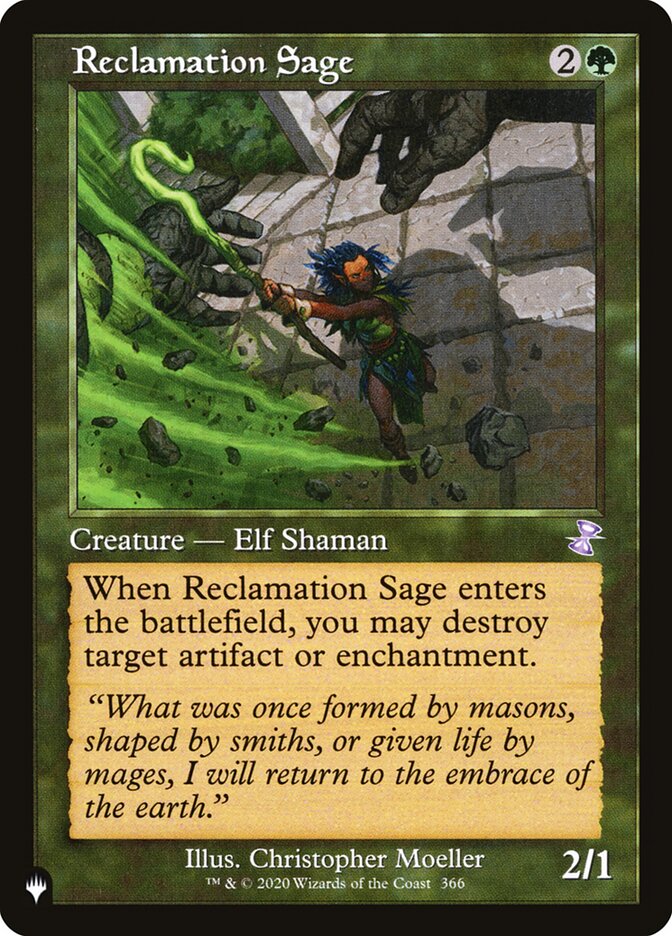 Reclamation Sage [The List] | Fandemonia Ltd