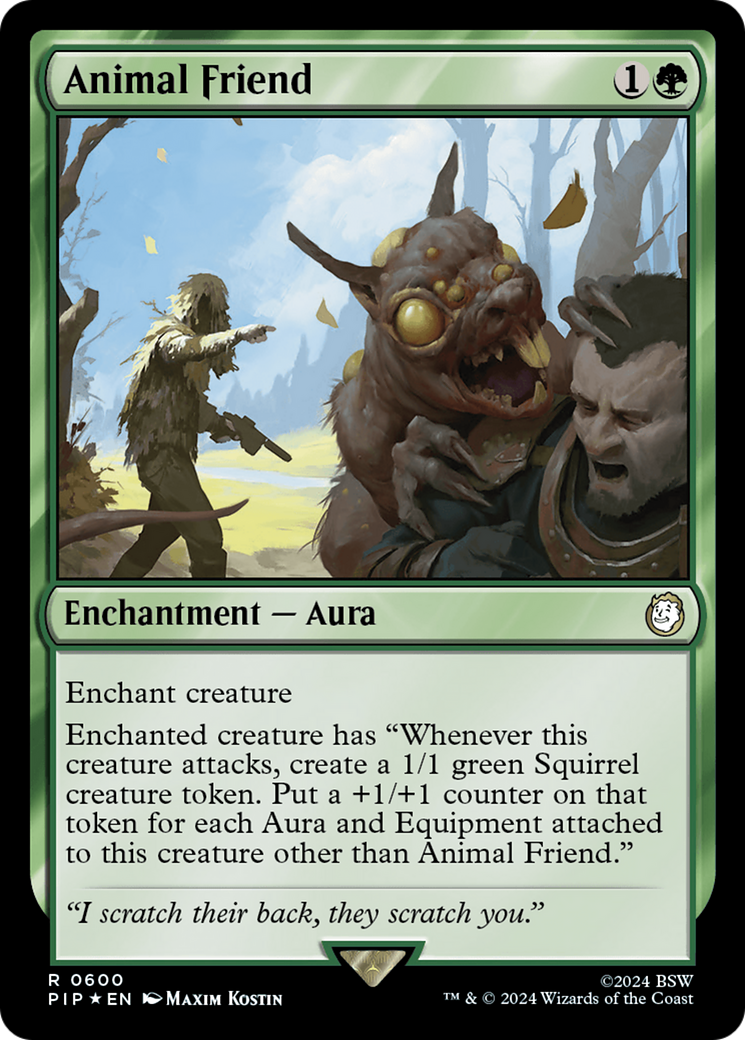 Animal Friend (Surge Foil) [Fallout] | Fandemonia Ltd