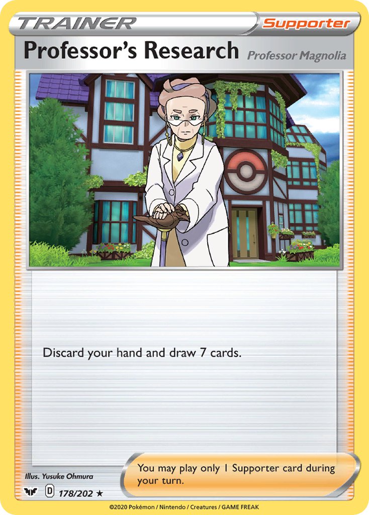 Professor's Research (178/202) [Sword & Shield: Base Set] | Fandemonia Ltd