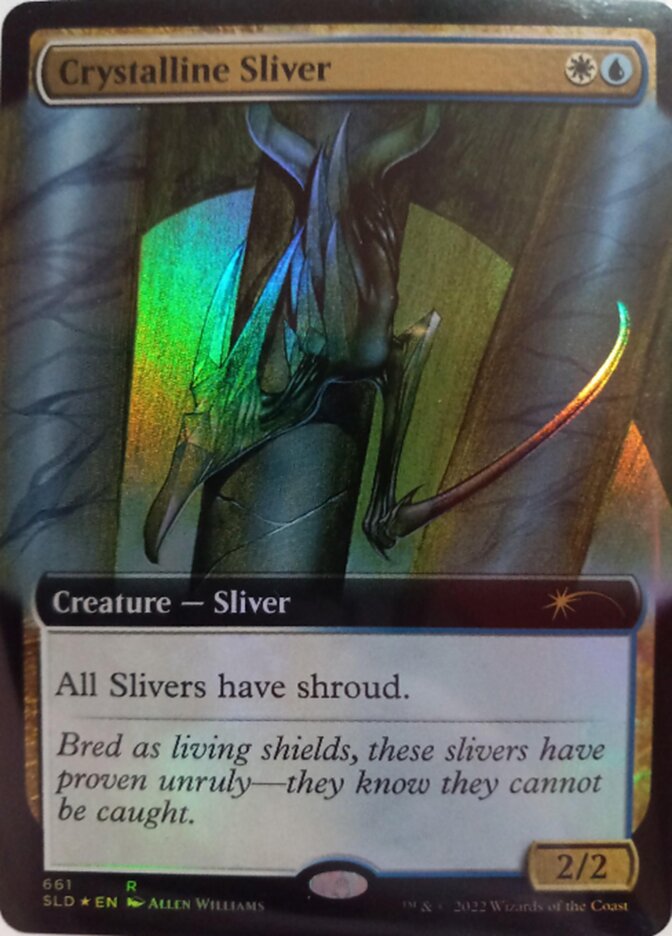 Crystalline Sliver (Extended Art) [Secret Lair Drop Promos] | Fandemonia Ltd