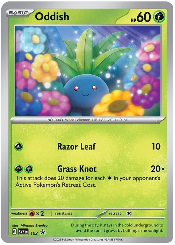 Oddish (102) [Scarlet & Violet: Black Star Promos] | Fandemonia Ltd