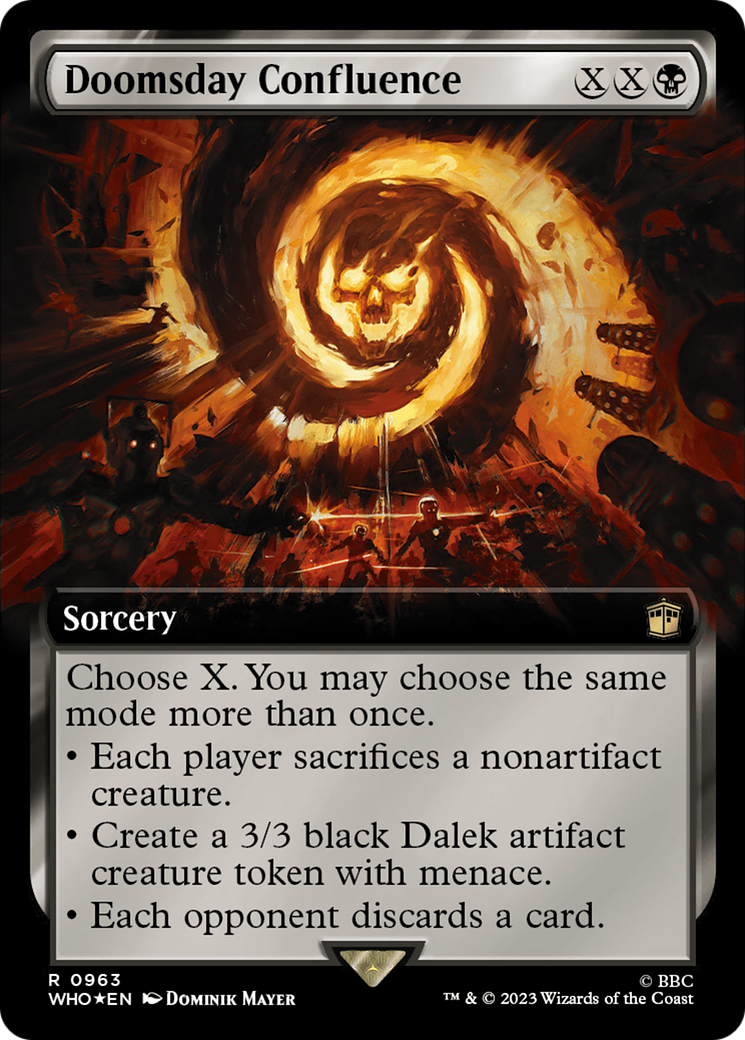 Doomsday Confluence (Extended Art) (Surge Foil) [Doctor Who] | Fandemonia Ltd