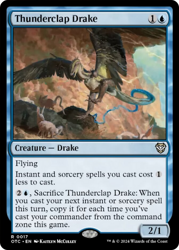 Thunderclap Drake [Outlaws of Thunder Junction Commander] | Fandemonia Ltd