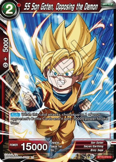 SS Son Goten, Opposing the Demon (BT15-010) [Saiyan Showdown] | Fandemonia Ltd