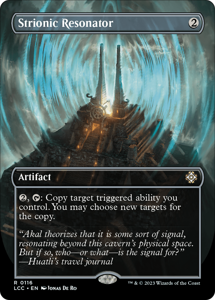Strionic Resonator (Borderless) [The Lost Caverns of Ixalan Commander] | Fandemonia Ltd