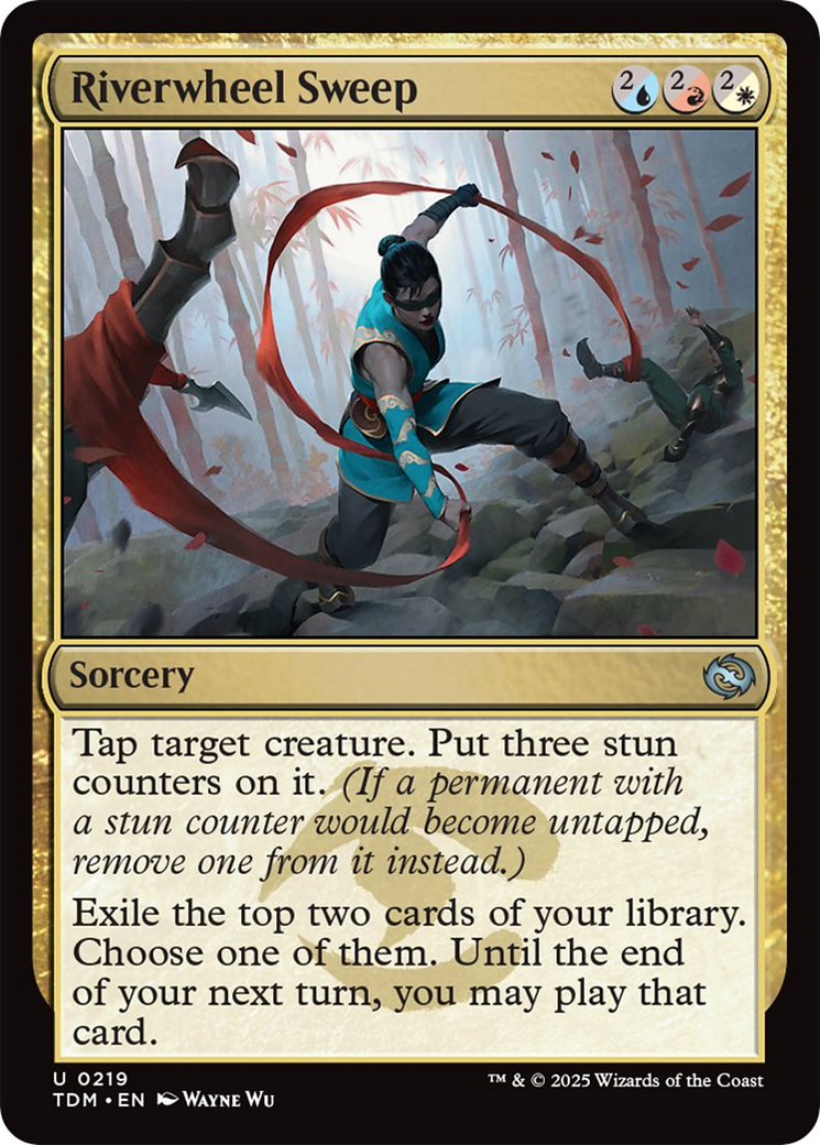 Riverwheel Sweep [Tarkir: Dragonstorm] | Fandemonia Ltd