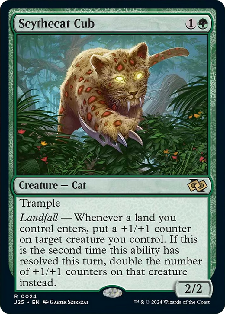Scythecat Cub [Foundations Jumpstart] | Fandemonia Ltd