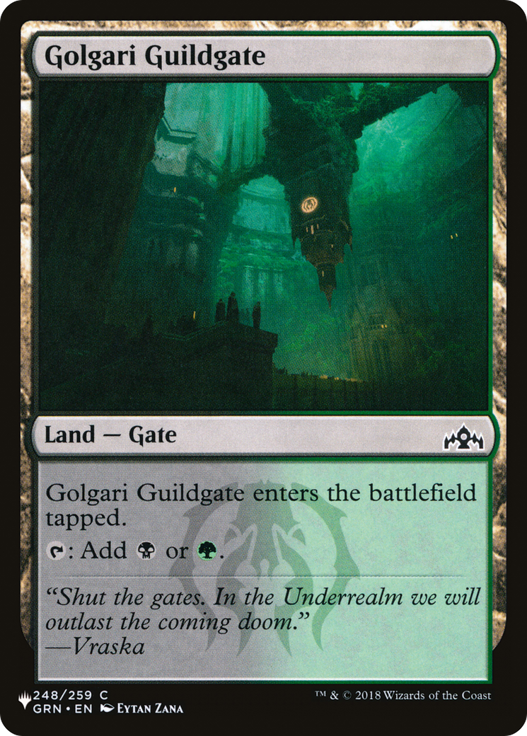 Golgari Guildgate [The List] | Fandemonia Ltd