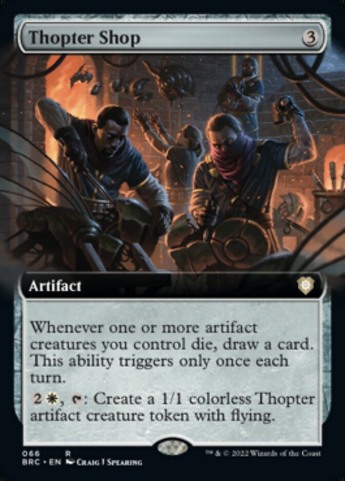 Thopter Shop (Extended Art) [The Brothers' War Commander] | Fandemonia Ltd