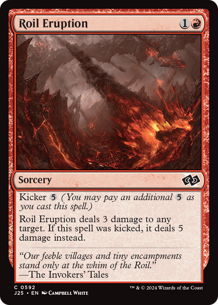 Roil Eruption [Foundations Jumpstart] | Fandemonia Ltd