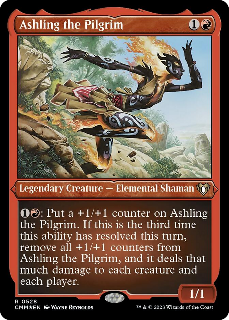 Ashling the Pilgrim (Foil Etched) [Commander Masters] | Fandemonia Ltd