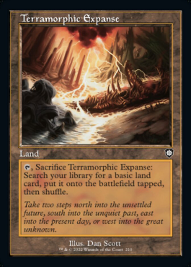 Terramorphic Expanse (Retro) [The Brothers' War Commander] | Fandemonia Ltd