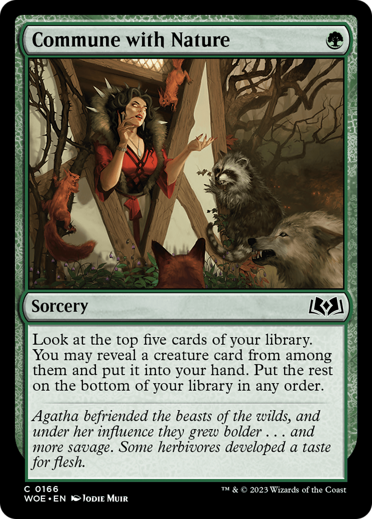 Commune with Nature [Wilds of Eldraine] | Fandemonia Ltd