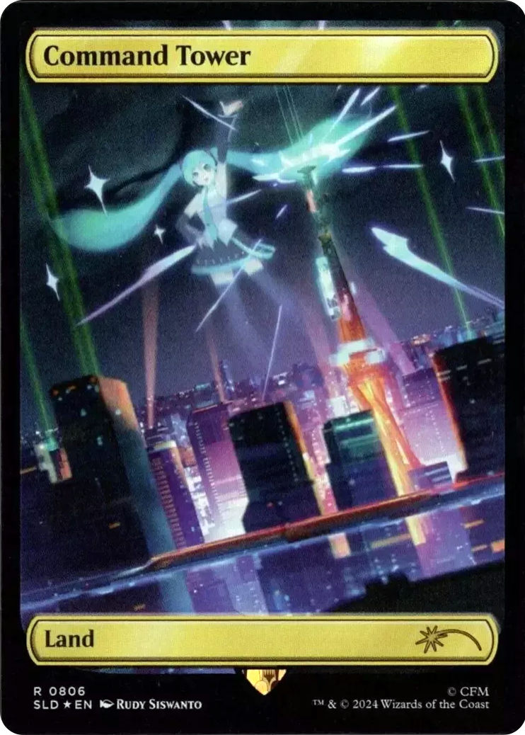 Command Tower (0806) (Rainbow Foil) [Secret Lair Drop Series] | Fandemonia Ltd