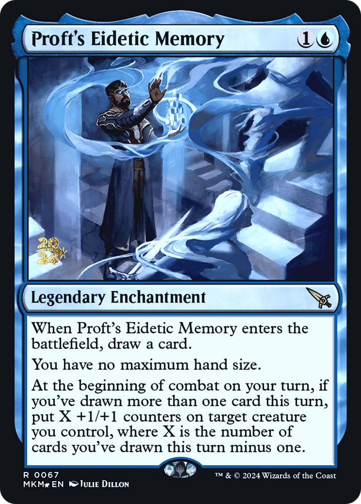 Proft's Eidetic Memory [Murders at Karlov Manor Prerelease Promos] | Fandemonia Ltd