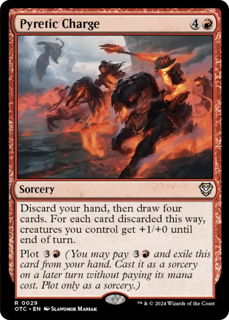 Pyretic Charge [Outlaws of Thunder Junction Commander] | Fandemonia Ltd
