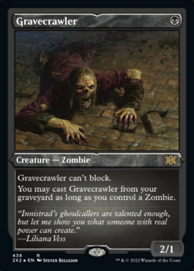 Gravecrawler (Foil Etched) [Double Masters 2022] | Fandemonia Ltd
