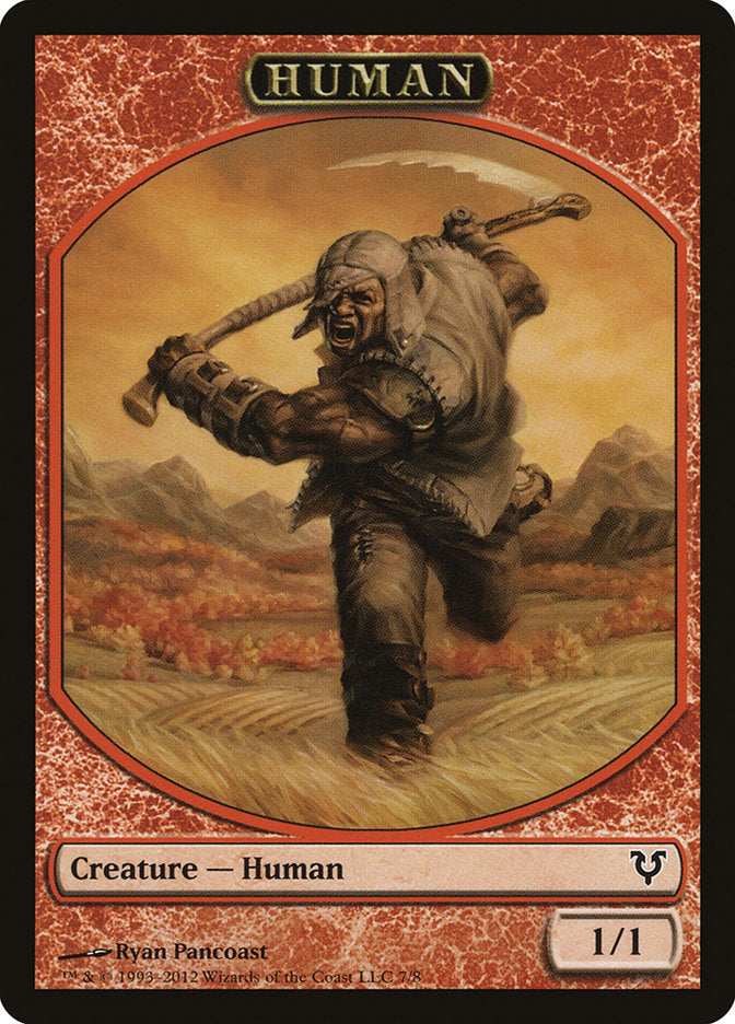 Human Token (7/8) [Avacyn Restored Tokens] | Fandemonia Ltd
