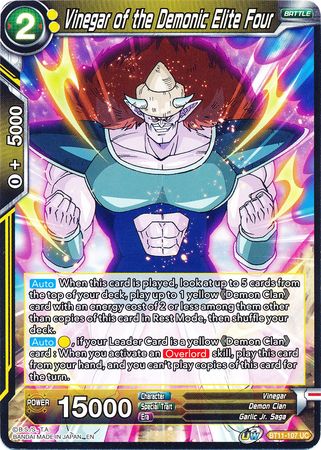 Vinegar of the Demonic Elite Four (BT11-107) [Vermilion Bloodline 2nd Edition] | Fandemonia Ltd