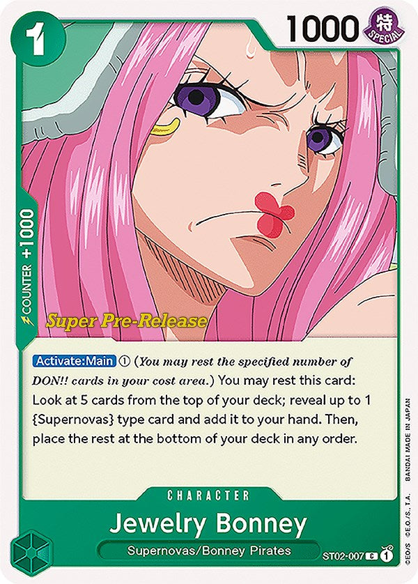 Jewelry Bonney [Super Pre-Release Starter Deck: Worst Generation] | Fandemonia Ltd