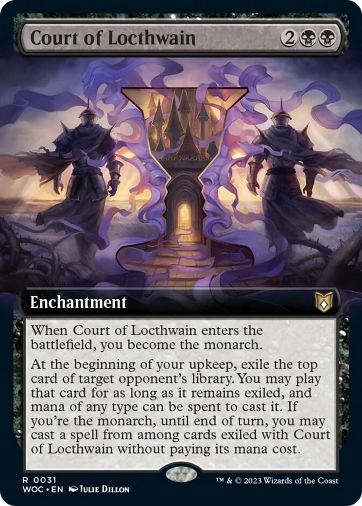 Court of Locthwain (Extended Art) [Wilds of Eldraine Commander] | Fandemonia Ltd