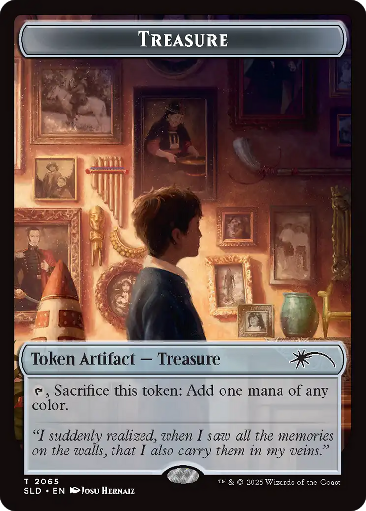 Treasure Token (2065) (Rainbow Foil) [Secret Lair Drop Series] | Fandemonia Ltd