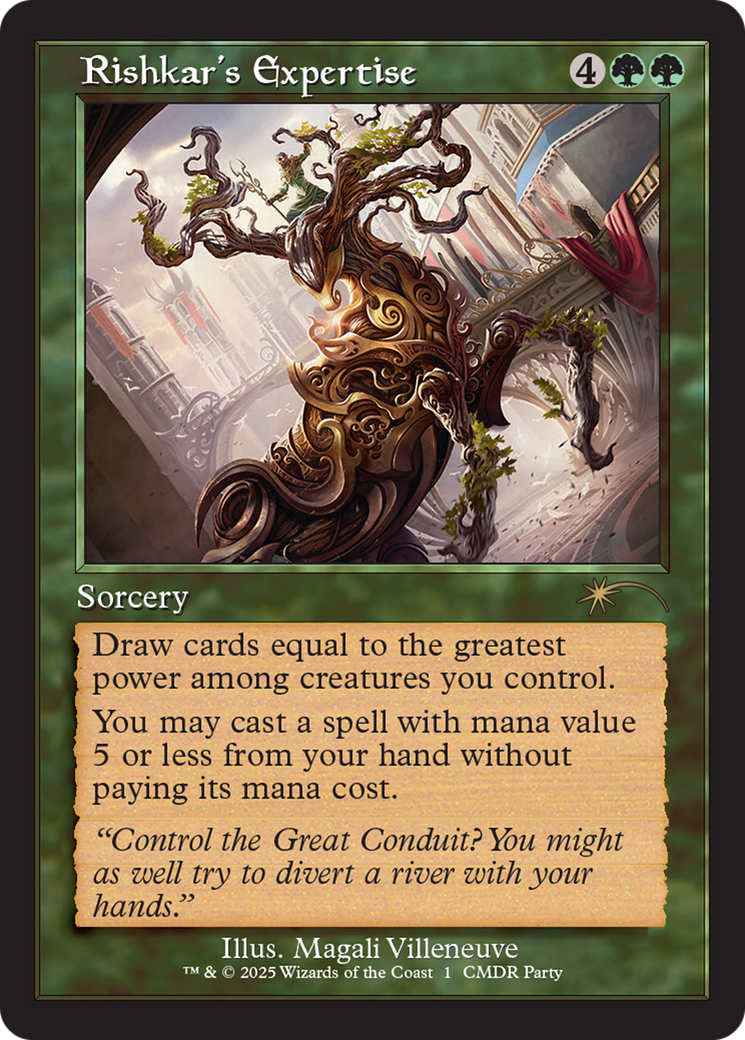 Rishkar's Expertise (Retro Frame) [Wizards Play Network 2025] | Fandemonia Ltd