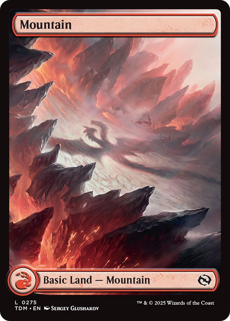 Mountain (0275) [Tarkir: Dragonstorm] | Fandemonia Ltd