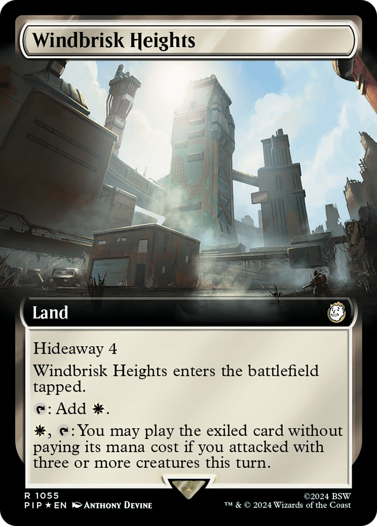 Windbrisk Heights (Extended Art) (Surge Foil) [Fallout] | Fandemonia Ltd