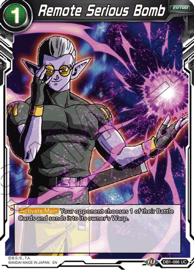 Remote Serious Bomb (Reprint) (DB1-086) [Battle Evolution Booster] | Fandemonia Ltd