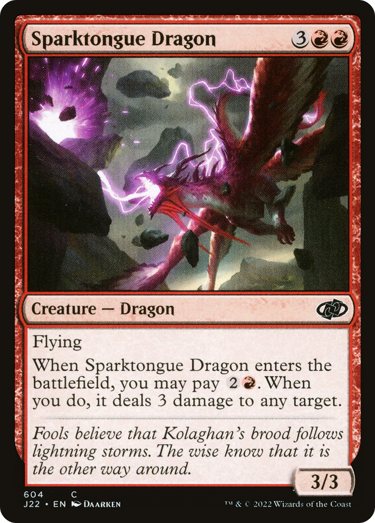 Sparktongue Dragon [Jumpstart 2022] | Fandemonia Ltd