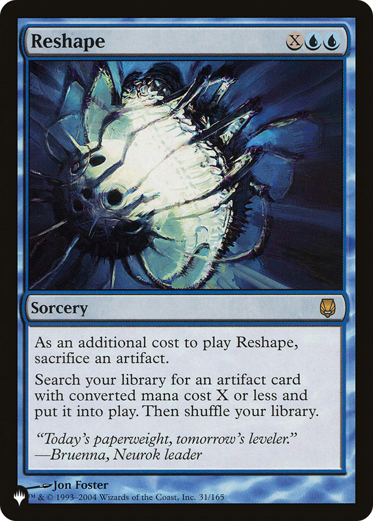 Reshape [The List] | Fandemonia Ltd