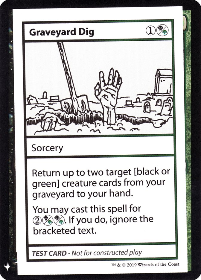Graveyard Dig [Mystery Booster Playtest Cards] | Fandemonia Ltd
