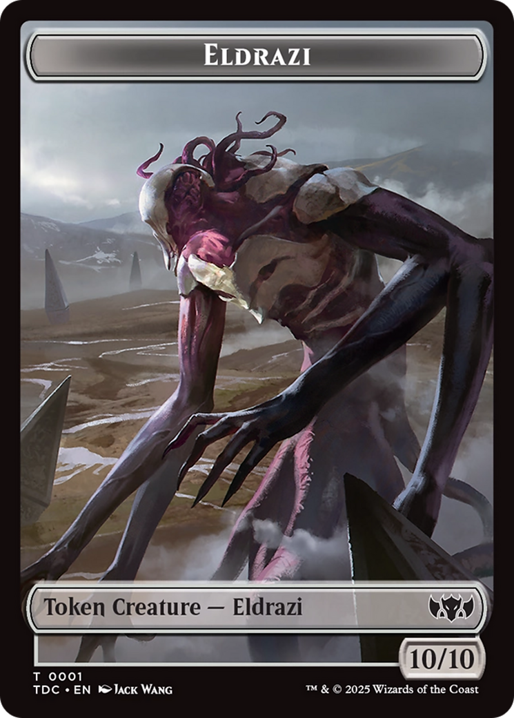 Eldrazi // Citizen Double-Sided Token [Tarkir: Dragonstorm Commander Tokens] | Fandemonia Ltd