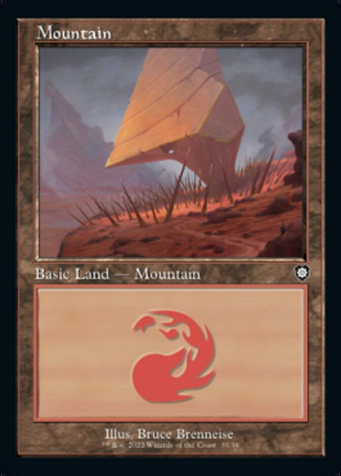 Mountain (035) (Retro) [The Brothers' War Commander] | Fandemonia Ltd