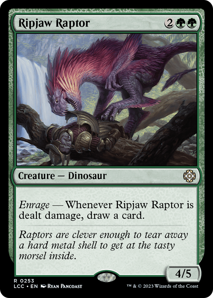 Ripjaw Raptor [The Lost Caverns of Ixalan Commander] | Fandemonia Ltd
