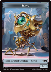 Servo // Warrior Double-Sided Token [Tarkir: Dragonstorm Commander Tokens] | Fandemonia Ltd