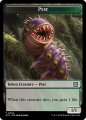 Pest // Plot Double-Sided Token [Outlaws of Thunder Junction: Breaking News Tokens] | Fandemonia Ltd