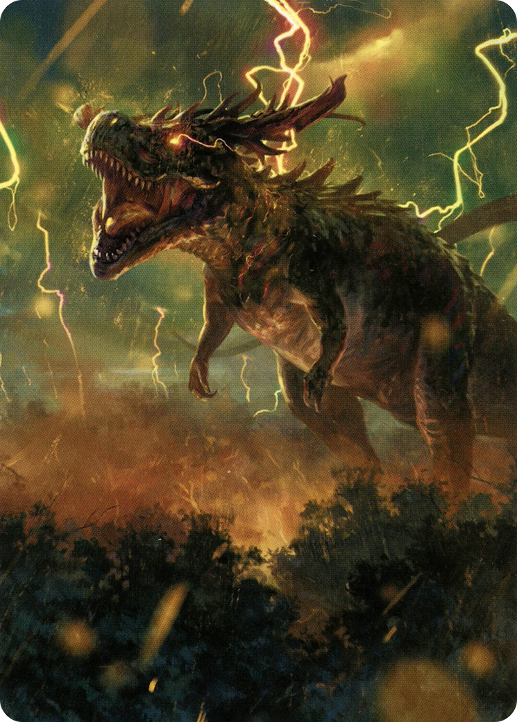 Thrasta, Tempest's Roar Art Card (42) [Modern Horizons 2 Art Series] | Fandemonia Ltd