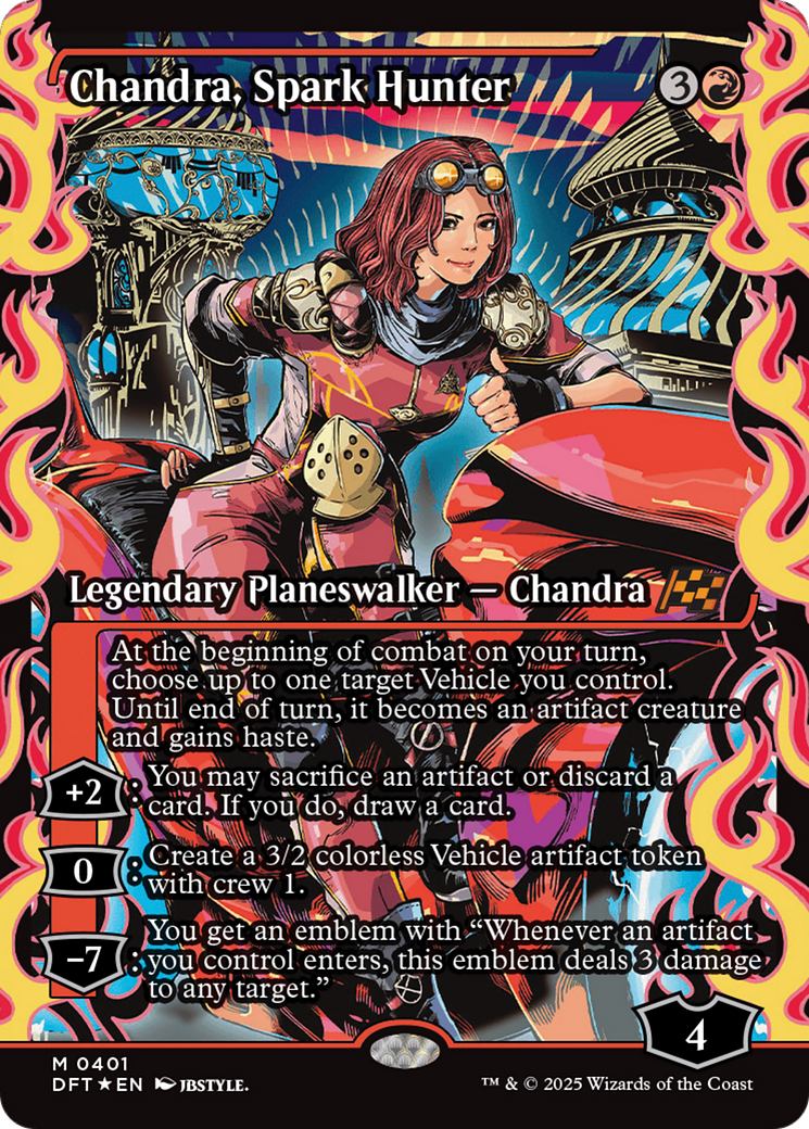 Chandra, Spark Hunter (Showcase) [Aetherdrift] | Fandemonia Ltd