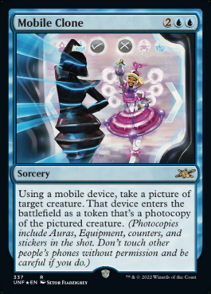 Mobile Clone (Galaxy Foil) [Unfinity] | Fandemonia Ltd