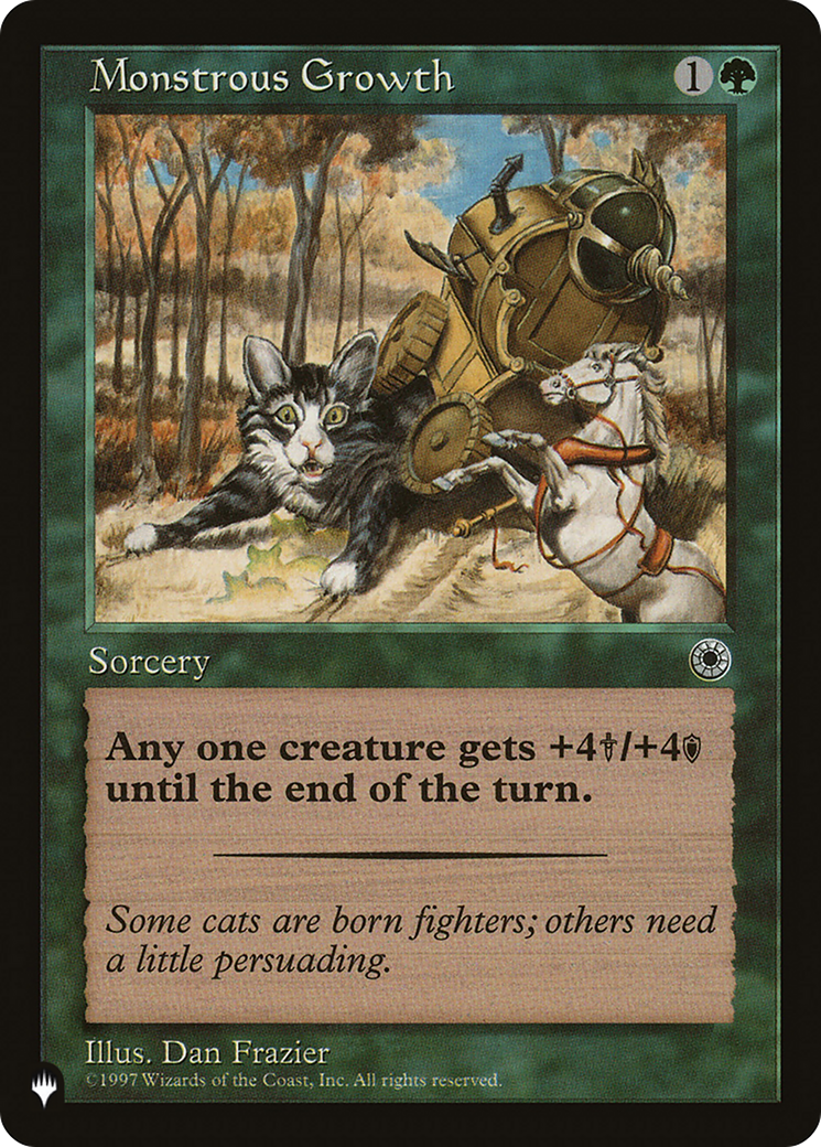 Monstrous Growth (Flavor Text) [The List] | Fandemonia Ltd