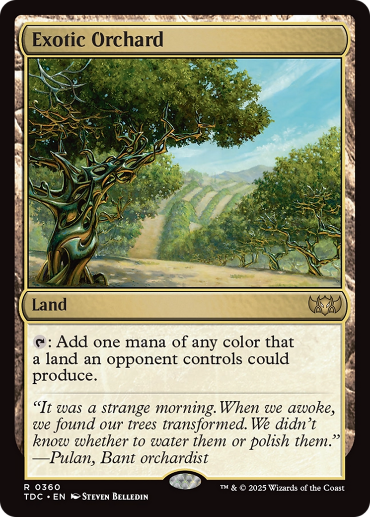Exotic Orchard [Tarkir: Dragonstorm Commander] | Fandemonia Ltd